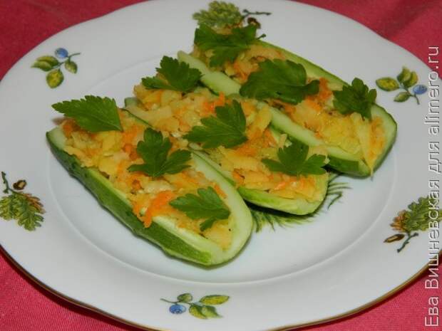 Овощные лодочки