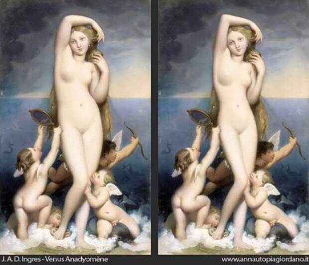 Венера как супермодель: Итальянка примеряет современные стандарты красоты на богиню любви. Изображение № 8.