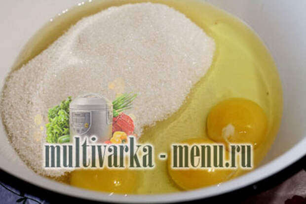 кекс на сметане в мультиварке простой кекс в мультиварке