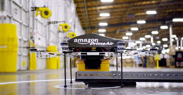 Посылки от Amazon теперь будут доставлять летающие роботы 03 Посылки от Amazon теперь будут доставлять летающие роботы, а не курьерская служба
