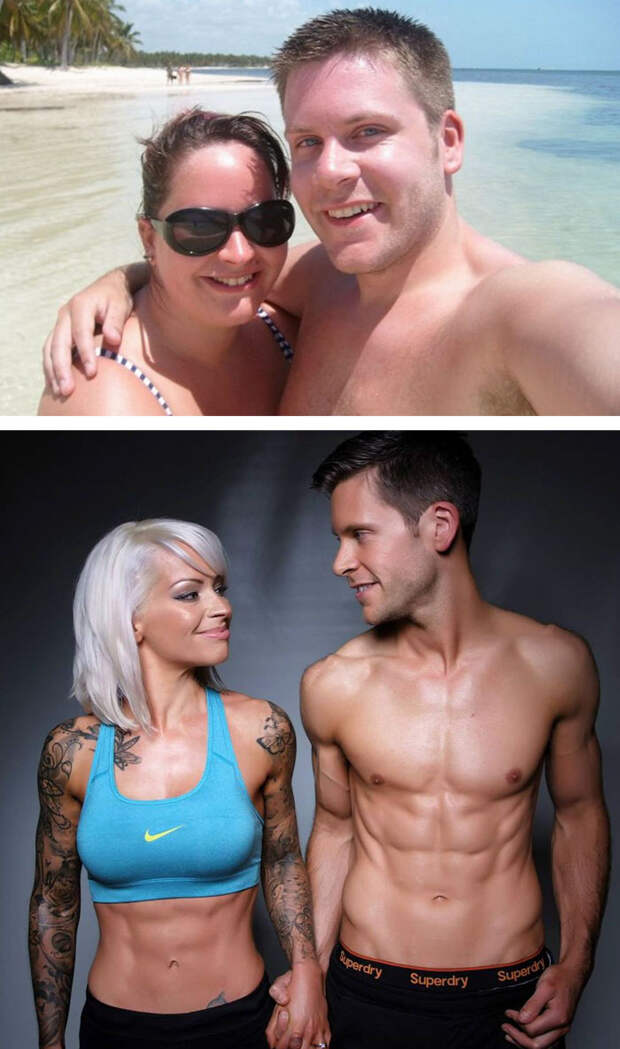 This Couple Refused To Walk Down The Aisle Until They Got In Shape, And 5 Years Later They Married