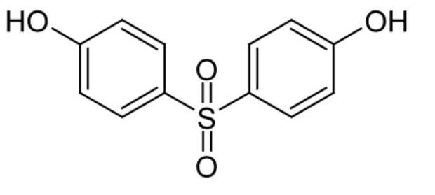 Молекула бисфенола S (иллюстрация Wikimedia Commons). 