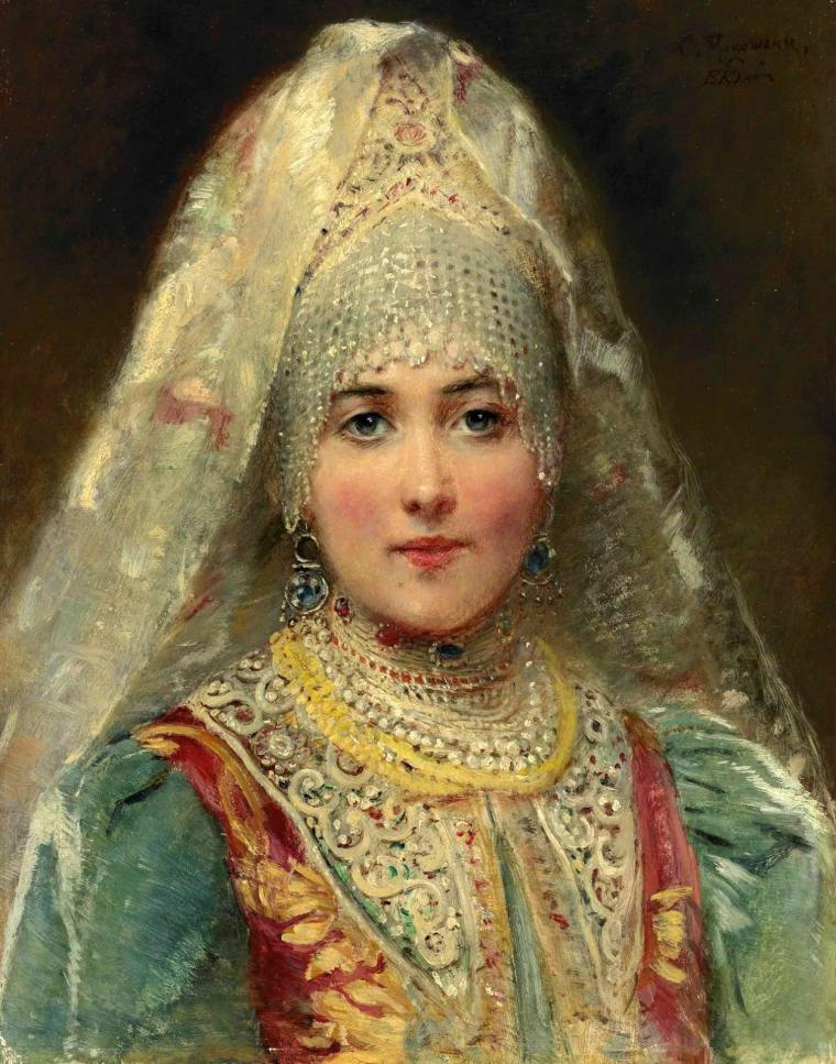 Красота женщин допетровской Руси