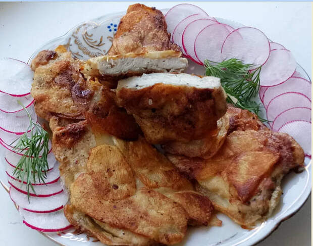 Курочка в картофельной шубке Курица в кляре, Курица в картофельной шубке на, Видео, Длиннопост