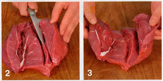 как мясо разрезать в пласт
