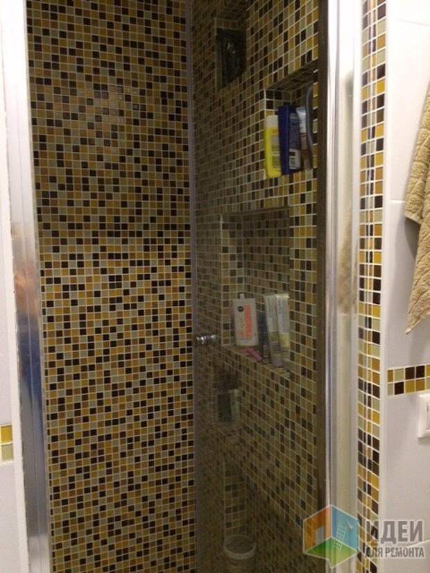 Интерьер ванной комнаты, дизайн ванной, мозаика в ванной