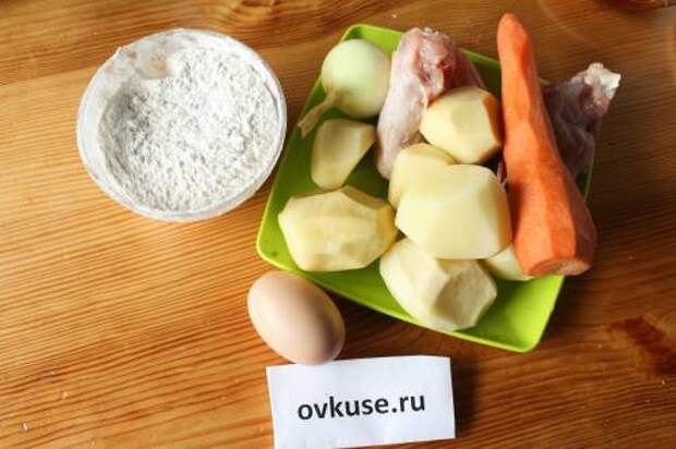 Суп с клецками