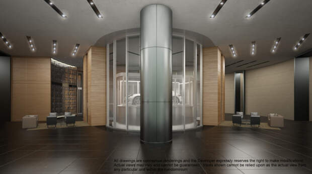 porsche design пентхаус с лифтом для машины майями флорида (13)
