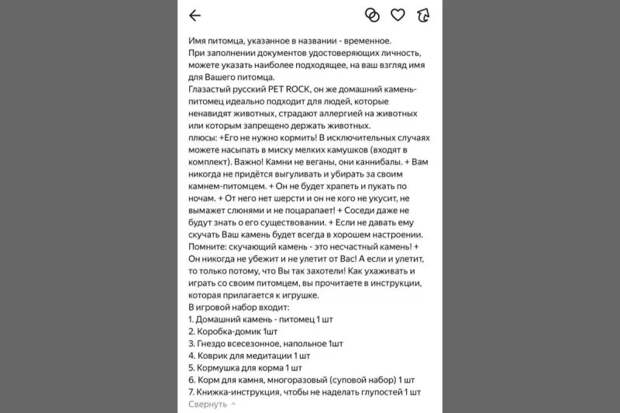 3 камень-питомец