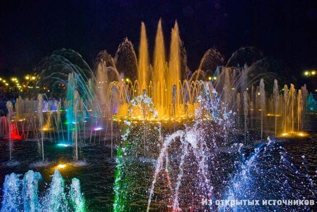 В Грозном открыли самый большой в мире фонтан рамзан кадыров, факты, фонтан