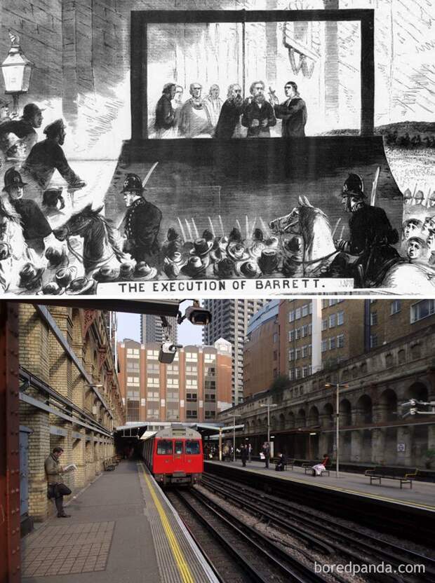 16. К месту последней казни через повешение в Лондоне можно было доехать на метро (1868 г.) интересное, исторические факты, история, познавательно, сша, факты, факты в картинках