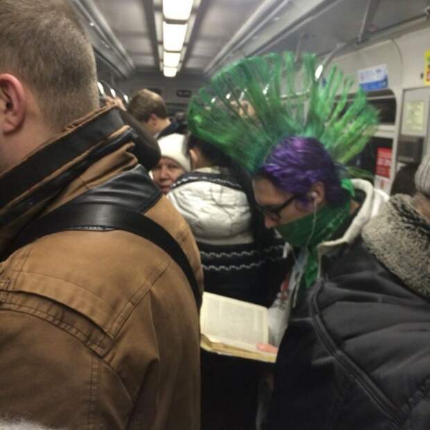 Модники питерского метро Санкт - Петербург, люди, метро, подземка, фрики