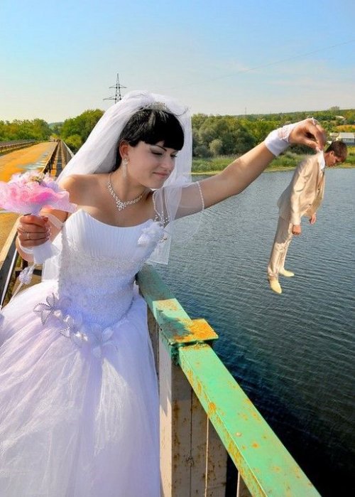 Свадебные снимки, которые можно было не делать (22 шт)