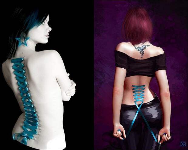 Странно корсет piercing6