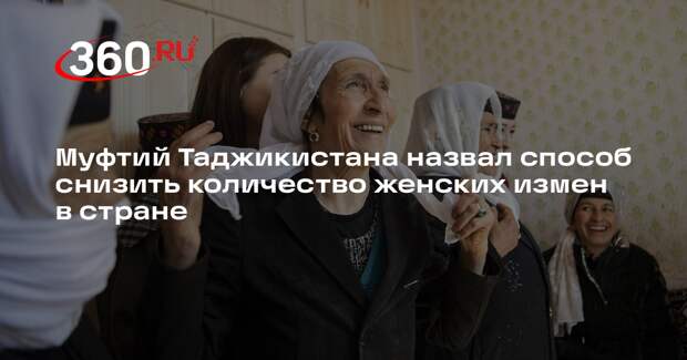 Муфтий Таджикистана призвал мигрантов чаще возвращаться домой к женам