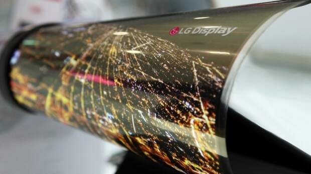 Сворачивающийся OLED-экран LG