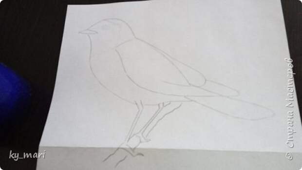 Картина панно рисунок Мастер-класс Аппликация Птица из листьев Листья фото 2