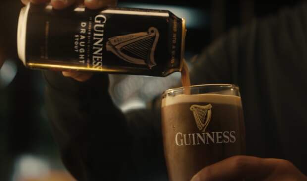 Pouring Guinness