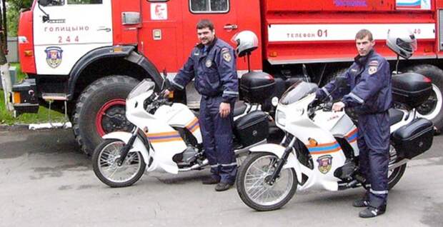 Фото Мотоцикл, спасатели, Москва