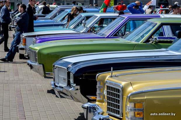 Парад ретро автомобилей в Минске Парад ретро автомобилей в Минске авто, встреча, минск, олдтаймер, ретро автомобили