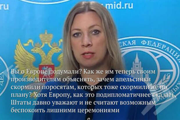 Анти-Псаки российского МИДа. Няша, антипсаки, наша, политика