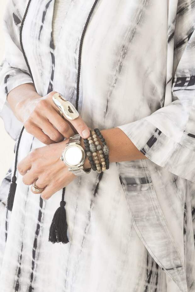Jacket-Society-Our New Gray And Black Print Kaftan-3268