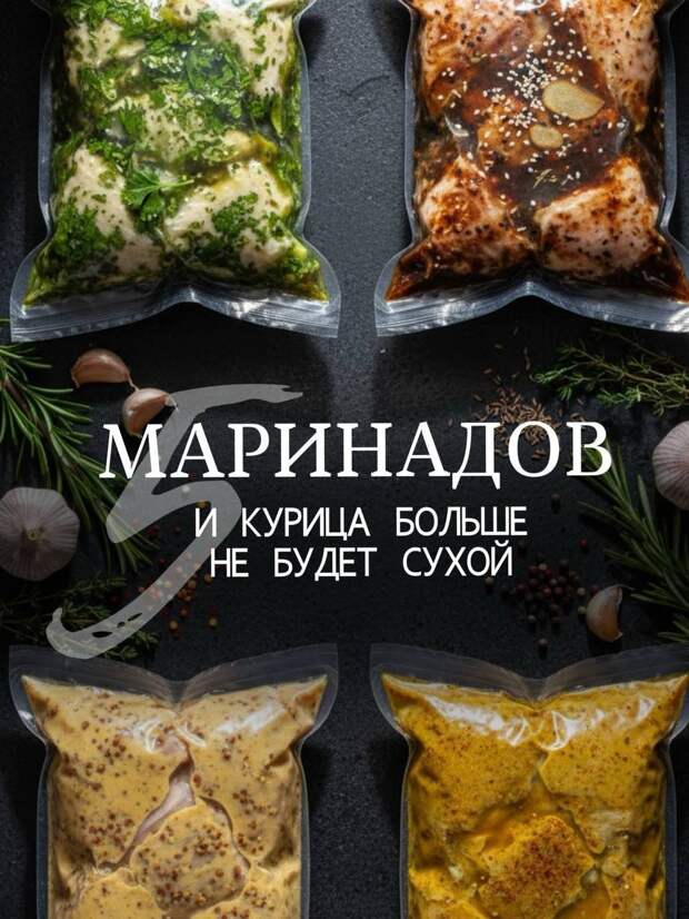 Кулинария>5 Маринадов!