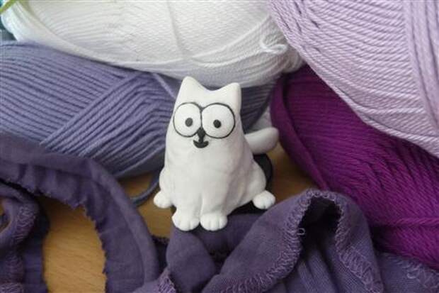 кот из глины