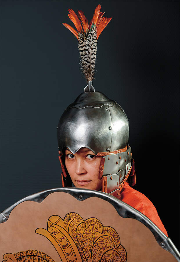 Предметная научно-историческая реконструкция шлема (и доспеха) воина государства Тоба Вэй VI в.