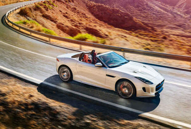Jaguar F-Type V8S convertible. Jaguar F-Type V8S convertible.