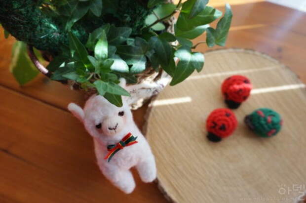 Картинка валяная овечка своими руками