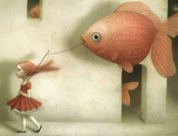 Беззаботная прогулка. Автор: Nicoletta Ceccoli. Беззаботная прогулка. Автор: Nicoletta Ceccoli.