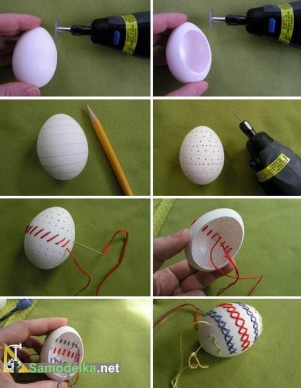 вышивка на яйцах мастер класс