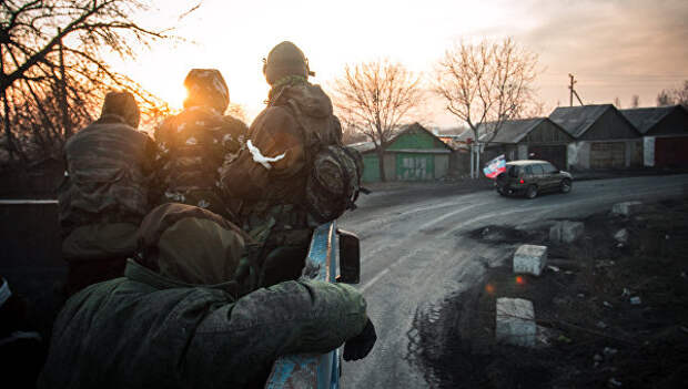 Ополченцы ДНР в Донецкой области. Архивное фото