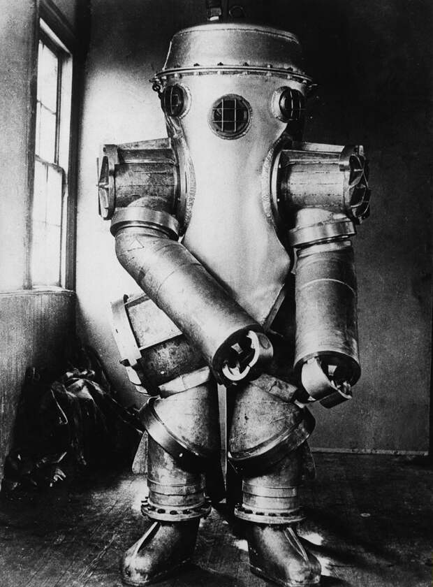 Ретро фото о водолазном снаряжении 1900-1934 водолазы, снаряжение