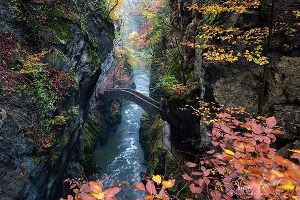 Мост в ущелье Арез, Швейцария в мире, мост