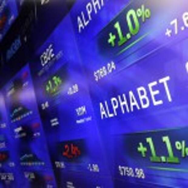 Electronic screens post prices of Alphabet stock, Monday, Feb. 1, 2016, at the Nasdaq MarketSite in New York. Alphabet, the parent company of Google, reports quarterly earnings Monday. (AP Photo/Mark Lennihan)