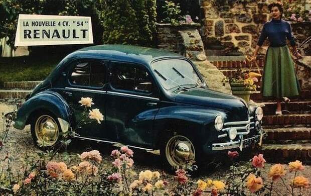 9. Renault 4CV массовые автомобили, популярные автомобили