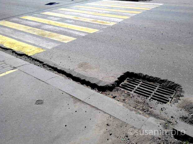 На улице Гагарина в Ижевске срежут разрушенный ещё в декабре асфальт