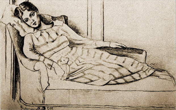 Пабло Пикассо. Ольга Хохлова. 1917 год