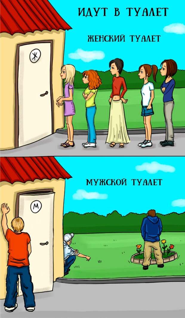 отличия между мужчинами и женщинами