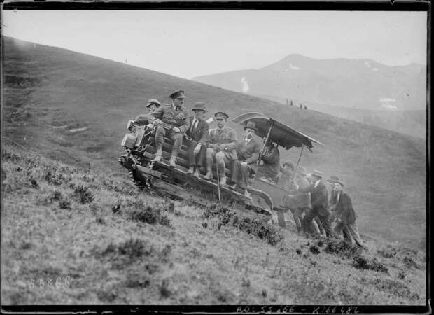 Секретные поездки на танках по Альпам в 1919 году