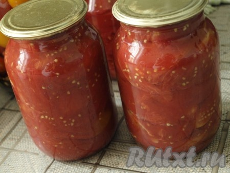 Помидоры консервированные без соли, сахара и уксуса, как свежие