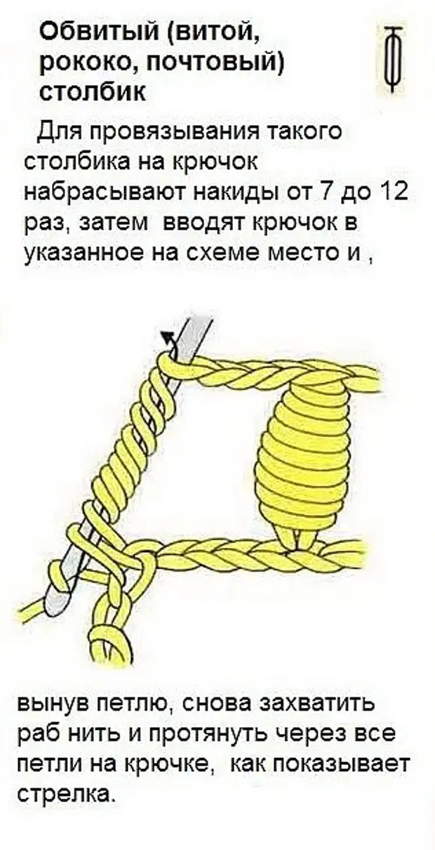 Как связать пышный столбик крючком. Крючок для вязания витых столбиков. Вязание крючком витой столбик схема. Как связать витой столбик. Витые столбики крючком схемы и описание.