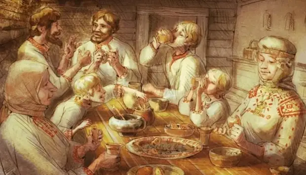 Почему на Руси горбушки ели только девушки, а хлеб резал хозяин дома: Традиции застолья, дошедшие до наших дней