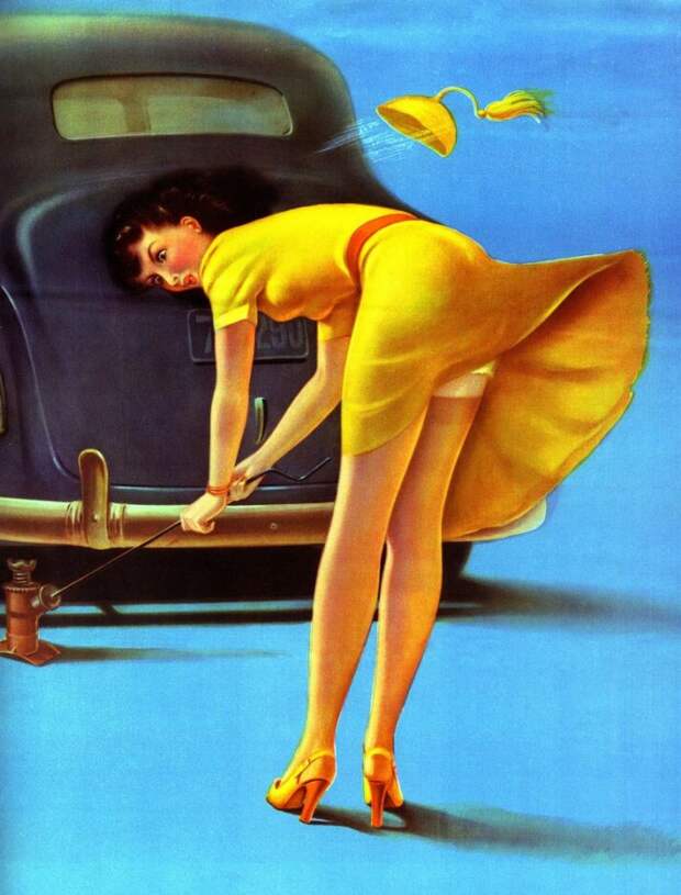 Красотки! Художник-иллюстратор Art Frahm (1907-1981)