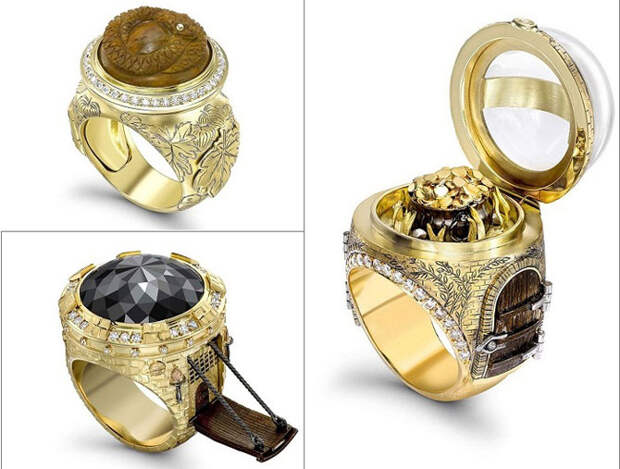 Невероятные миниатюры: кольца со «сказочным» дизайном