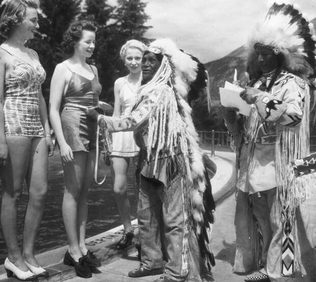 Судьи конкурса красоты. Канада, 1948 год. история, ретро, фото