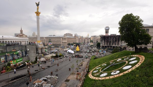 Вид на площадь Независимости в Киеве. Архивное фото