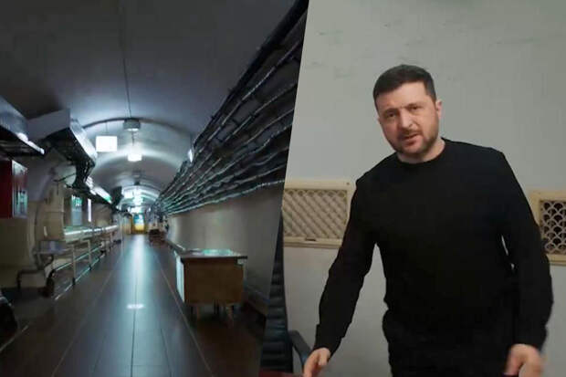 Издание "Страна.ua" опубликовало фотографии бункера Зеленского под Киевом